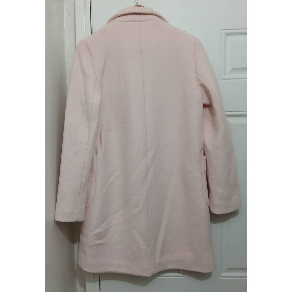 Mng Womens small long boiled wool light pink coat winter jacket - Picture 4 of 9